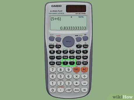 Utilizați un calculator Pasul 11