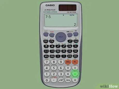 Use uma calculadora, etapa 3