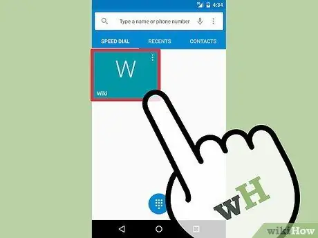 Définir la numérotation rapide sur Android Étape 9