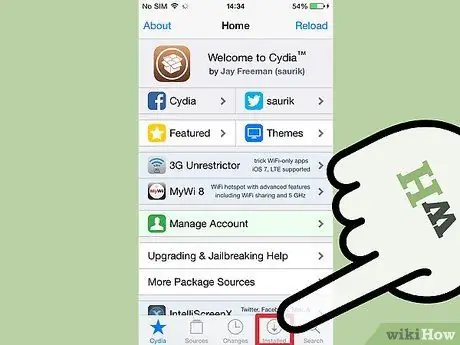 Uklonite Cydia Apps Korak 2