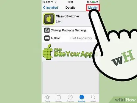 مرحله 5 Cydia Apps را حذف کنید