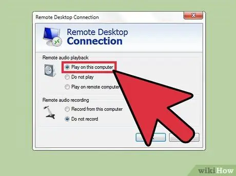 Ascolta l'audio dal PC remoto durante l'utilizzo del desktop remoto Passaggio 13