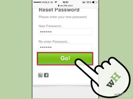 Baguhin ang Iyong Password sa Kik Hakbang 3