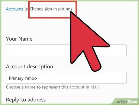 Change Your Yahoo Sign in Settings Step 6