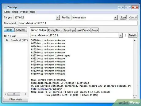 Führen Sie einen einfachen Nmap-Scan aus Schritt 7