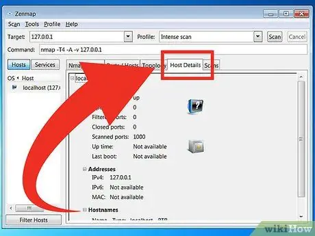 Запустите простое сканирование Nmap, шаг 7, Bullet3