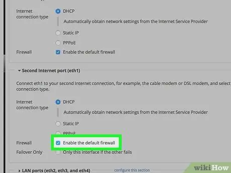 Zakázat směrovač Firewall Krok 20