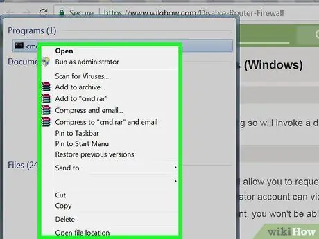 Router Firewall 3 -cü addımı deaktiv edin