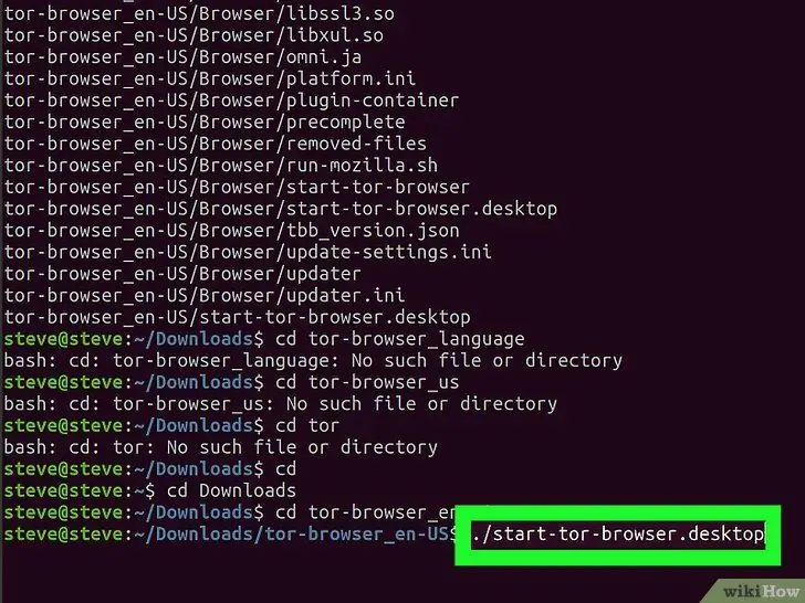 Tor -u Linux -a yükləyin Addım 10