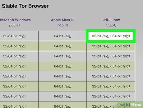 Tor'u Linux Adım 3'e yükleyin