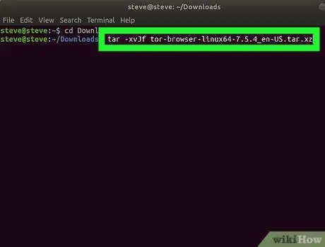 Instal·leu Tor a Linux Pas 8