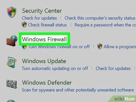 Schakel firewall uit Stap 10