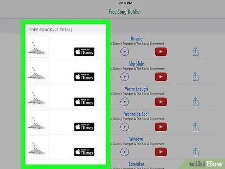 Iegūstiet bezmaksas dziesmu no iTunes, 4. darbība