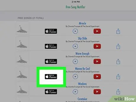 Kumuha ng isang Libreng Kanta mula sa iTunes Hakbang 5