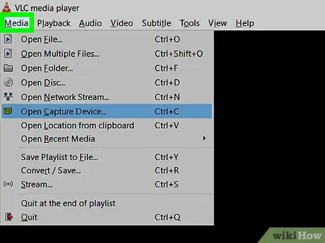 Audio aufnehmen mit Vlc Schritt 4