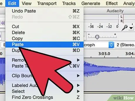 Audacity Adım 11 -dən istifadə edərək Kompüterinizdəki mahnıları birləşdirin