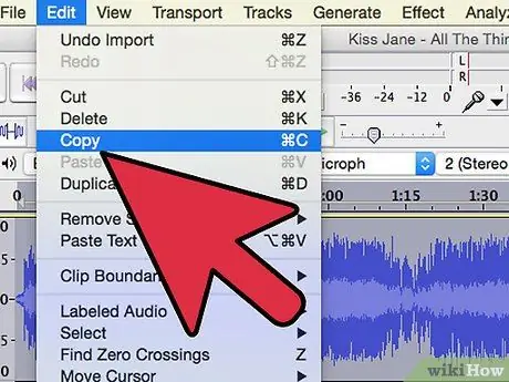 รวมเพลงบนคอมพิวเตอร์ของคุณโดยใช้ Audacity ขั้นตอนที่ 6