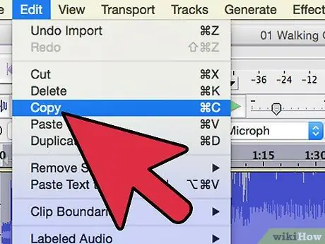 Combine músicas em seu computador usando o Audacity Etapa 9