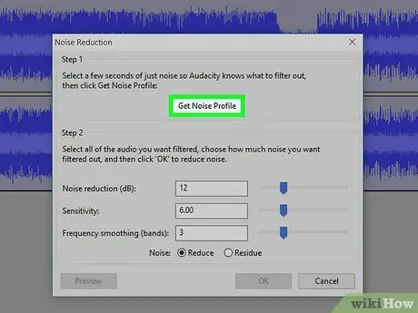 ลบเสียงรบกวนเบื้องหลังใน Audacity ขั้นตอนที่ 10