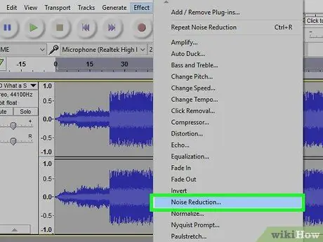 Verwyder agtergrondgeraas in Audacity Stap 12