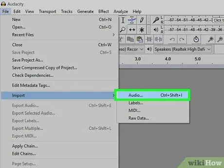 ลบเสียงรบกวนเบื้องหลังใน Audacity ขั้นตอนที่ 4