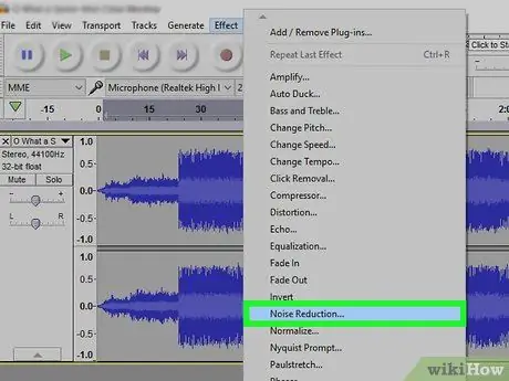 Eliminar ruido de fondo en Audacity Paso 9