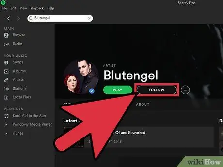 Pratite korisnika na Spotify koraku 18