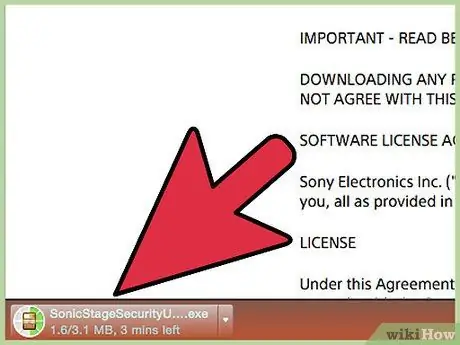 Instalējiet Sony Walkman MP3 atskaņotāju 10. darbība