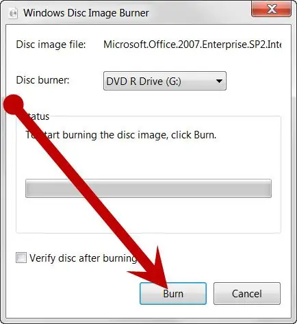 Burn ISO Files to DVD Step 6