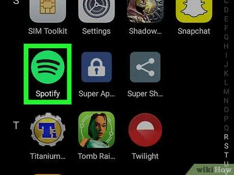 Borrar la cola de Spotify en Android Paso 1