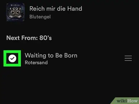 Löschen Sie die Spotify-Warteschlange auf Android Schritt 4