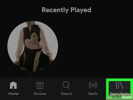 Očistite red Spotify na Androidu Korak 7