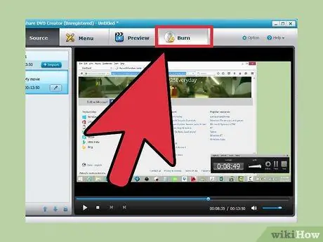Põletage MP4 DVD -le samm 7