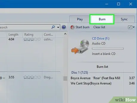 Burn Songs on to a CD Step 21