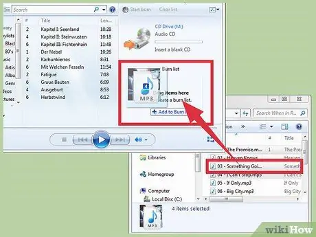 Napaľujte hudbu na zvukový disk CD Krok 4