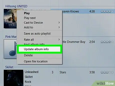 Pakeiskite arba įdėkite naują MP3 dainos albumo viršelio nuotrauką „Windows“22 veiksme