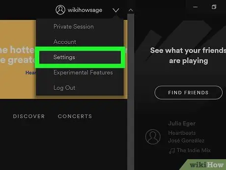 Verander u Spotify -gebruikersnaam Stap 3