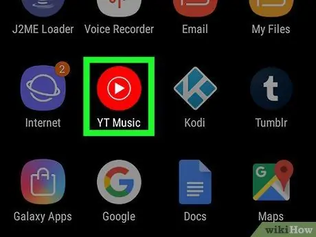 Verander u ligginginstellings in YouTube Music op Android Stap 1