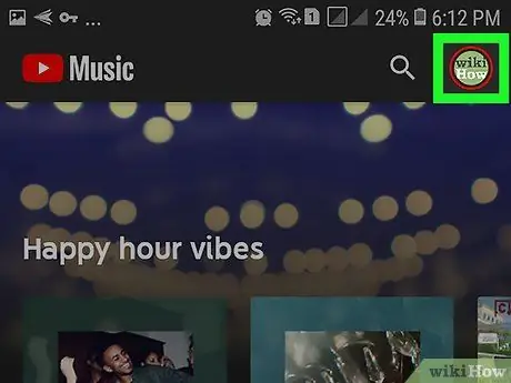 Asukoha seadete muutmine YouTube Musicus Androidis 11. toiming