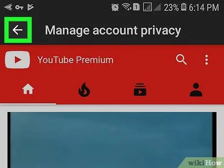 Badilisha Mipangilio ya Mahali Ulipo katika Muziki wa YouTube kwenye Android Hatua ya 9