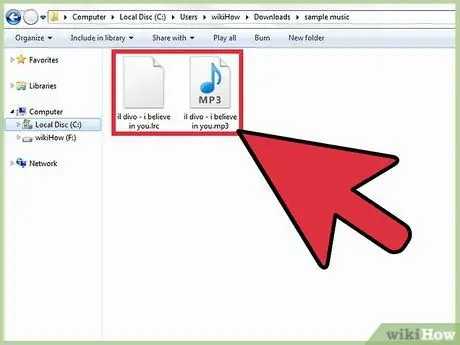 Download Lrc Files for an Mp3 Song Step 3