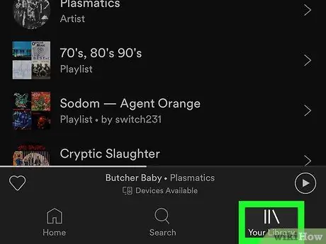 Turn Off Shuffle on Spotify on iPhone or iPad Step 2