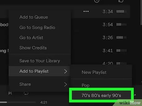 Afegiu cançons a la llista de reproducció Spotify de Someone Else al PC o Mac Pas 8