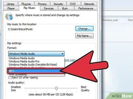 Copiați CD-ul pe MP3 Pasul 7