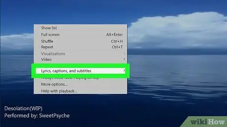 Add Subtitles to Windows Media Player Step 11