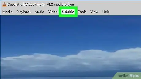 Dodajte podnapise v Windows Media Player 20. korak