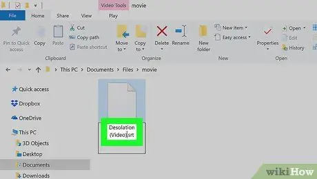 Feliratok hozzáadása a Windows Media Playerhez 6. lépés