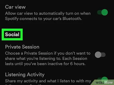 Skjul nyligt spillede artister på Spotify på Android Trin 9