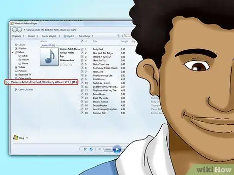 Perkelkite muziką iš kompaktinio disko į kompiuterį 15 veiksmas