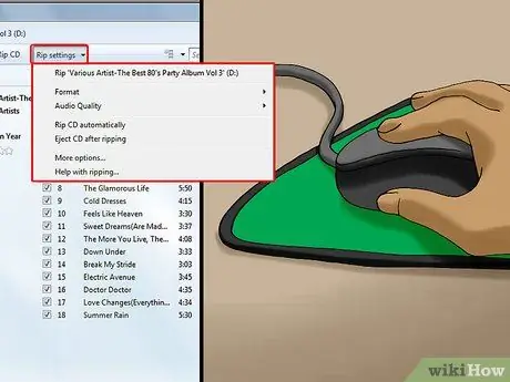 Kopijuokite muziką iš kompaktinio disko į kompiuterį 16 veiksmas